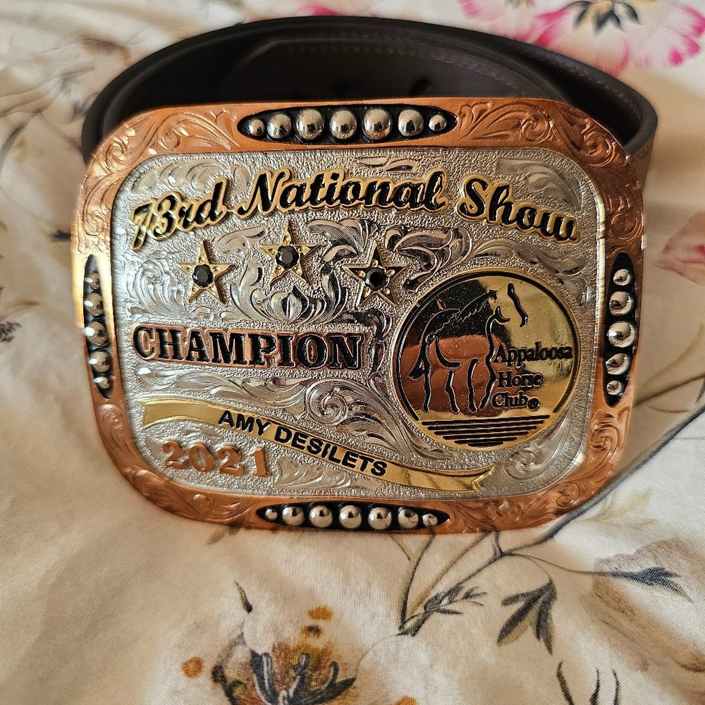 Montana Appaloosa National show Belt Buckle #1